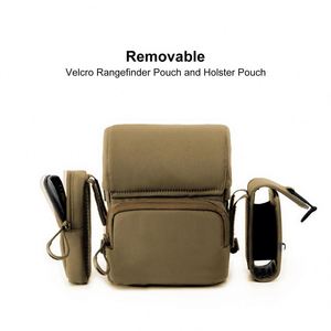 Arnés de Pecho para Binoculares, Resistente, Impermeable, con Cierre de Cremallera, Diseño con Letras, para Caza y Senderismo, con Bolsillo para Telémetro - Product Image 2