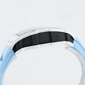 Montre de luxe pour homme 35-01, boîtier en fibre de carbone NTPT blanche, chaîne manuelle, montre <span class=keywords><strong>mécanique</strong></span> de haute qualité - Product Image 4