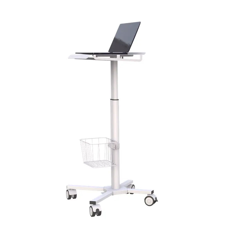 Mobile Workstation Laptop Cart Nurse Cart Rumah Sakit Trolley