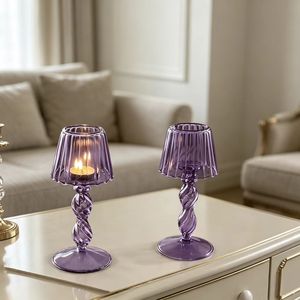 Candelieri in Vetro Artigianali di Alta Qualità TC Moderni, Ecologici e di Tendenza per Matrimoni, Natale e Decorazioni Domestiche - Product Image 4