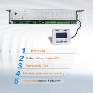 Turtech hh500 nhiệm vụ nặng nề 500kg cửa trượt tự động điều hành cửa lá Chiều rộng 500-2000mm cho bệnh viện xây dựng và trung tâm mua sắm - Product Image 2