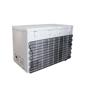 ตู้แช่แข็งพลังงานแสงอาทิตย์ คอมเพรสเซอร์ดีซี ประหยัดพลังงาน มาตรฐาน CE ประตูคู่ พับได้ 12V 12 ประตู ไฟ LED ดิจิตอล 180 0.25 กก. - Product Image 5