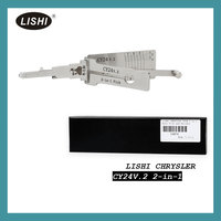 Décodeur de serrure automobile LISHI CY24 2-en-1 pour véhicules Chrysler, en acier inoxydable, utilisation professionnelle par un serrurier, fonctionnement gaucher/droitier