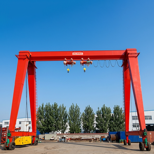 Grúa de pórtico con neumáticos de goma RTG de una sola viga hidráulica eléctrica de <span class=keywords><strong>40</strong></span> toneladas con polipasto eléctrico - Product Image 1