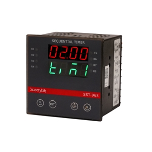 Temporizador Secuencial Programable Industrial, Controlador Multietapa, Temporizador Secuencial Inteligente con Múltiples Salidas, Módulo de Relé Digital - Product Image 1