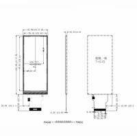 Écran LCD TFT de type barre de 3,99 pouces 400x960 IPS 350 nits ST7701S avec interface HD-MI