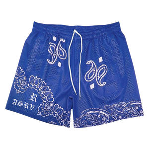 Estate sport ad asciugatura rapida corsa di alta qualità Gym logo personalizzato maglia vuota basket <span class=keywords><strong>Bandana</strong></span> stampa Shorts uomo - Product Image 3