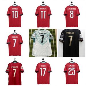 เสื้อแข่งโปรตุเกส โรนัลโด้ ปี 2026 รุ่นนักเตะ พิมพ์หมายเลข 7 แขนสั้น ผ้าโพลีเอสเตอร์/โมดอล สำหรับแฟนบอล - Product Image 3