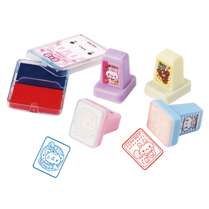 Foska di alta qualità giocattolo personalizzato fantasia timbro di gomma Set studenti di cancelleria Mini giocattolo carino timbro Set per i bambini - Product Image 3