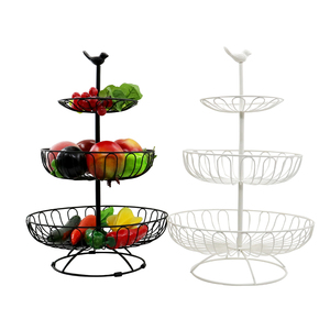 Wideny Noir 3 Niveaux Réglable En Métal Fruits Légumes <span class=keywords><strong>Panier</strong></span> <span class=keywords><strong>De</strong></span> Rangement Pour La Cuisine À La Maison <span class=keywords><strong>de</strong></span> <span class=keywords><strong>Bureau</strong></span> - Product Image 1