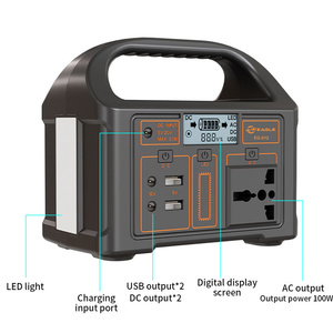 100w/150w/200w पावर बैंक डीसी/एसी तकनीकी आउटडोर कैंपिंग पोर्टेबल पावर चार्जिंग स्टेशन - Product Image 2