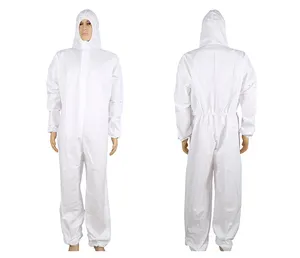 Anti-virus PP Disposable Isolation Safety Suit Coverall Workwear Overalls Medical Supplies Manufacturer