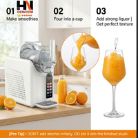 Nouvelle machine à crème glacée multifonctionnelle grande capacité, facile à nettoyer et adaptée pour la préparation de smoothies et de glaces pilées à usage domestique