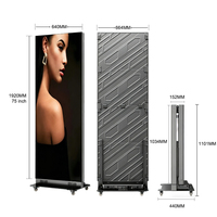 Affichage LED d'intérieur P1.25 P1.86 P2 P2.5 P3, affiche LED pliable, mur vidéo LED, adapté aux événements et affichages en centre commercial