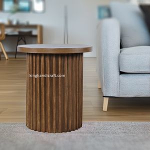 OEM Handcrafted Modern Simple Wooden Pedestal <b>Plinth</b> <b>Stand</b> for Flower Arrangement Cake Display Event Decor - Product Image 5