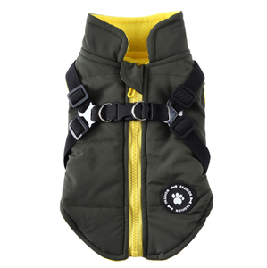 Vêtements d'hiver <span class=keywords><strong>pour</strong></span> chiens de compagnie Veste <span class=keywords><strong>imperméable</strong></span> en polyester écologique super chaude Manteau plus épais <span class=keywords><strong>pour</strong></span> petits <span class=keywords><strong>Yorkshire</strong></span> Terriers de taille moyenne - Product Image 6