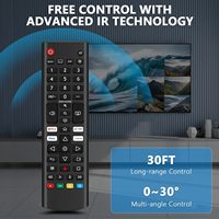 AKB76040303 Remote Control Pengganti Cocok untuk LG UQ7570 Seri 4K Smart TV 50UQ7570PUJ 65UQ7570PUJ 55UQ7570PUJ 75UQ7590PUB