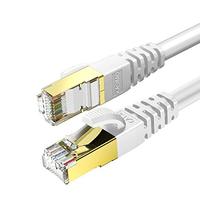 Cable Ethernet CAT6A OEM de Longitud Personalizada con Conector RJ-45, Cable de Conexión de Internet de Cobre y PVC