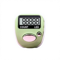 Mini compteur électronique lumineux pour doigt, compteur portable électronique adapté à la prière musulmane