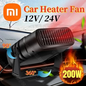 Ventilateur de refroidissement d'air pour <span class=keywords><strong>voiture</strong></span> électrique 24V, 12V/24V, 200W, jusqu'à 29dB, portable, dégivreur, sèche-linge, dégivrage de pare-brise de 6 pouces - Product Image 5
