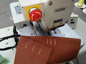 Máquina de coser industrial de ojal con cabezal redondo computarizado usada Rh-981a-00 / 01 / 02 - Product Image 3