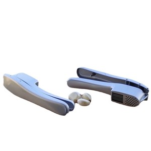 Prensa y Trituradora de Ajo de Aluminio Ecológica al por Mayor, Diseño Desmontable, Fácil Limpieza, Mango Ergonómico, Herramienta Fina para Picar, China - Product Image 1