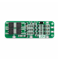 Placa de Protección y Equilibrio Inteligente BMS 3S 20A 12V para Baterías de Litio 18650 con Ecualizador
