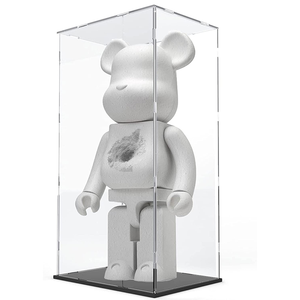 Boîte de présentation en acrylique pour jouets Base noire empilable transparente anti-poussière pour figurines d'<span class=keywords><strong>action</strong></span> <span class=keywords><strong>Lego</strong></span> Pop Mart Présentoir de table - Product Image 3