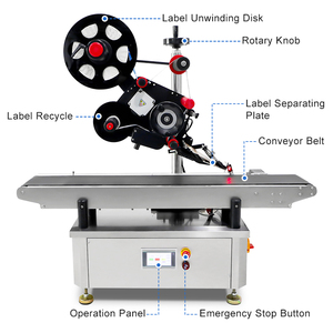 Tốt nhất bán tự động phẳng máy dán nhãn hộp/Thẻ Nhãn Applicator Sticker máy in máy labeler giá - Product Image 4