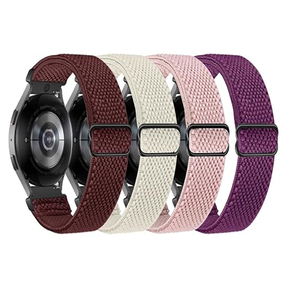 Correa de Reloj de Liberación Rápida de 22 mm, Correa de Reloj Ajustable con Hebilla de Gancho y Bucle Elástico, Correas de Repuesto de Nailon Elástico de 22 mm - Product Image 1