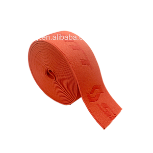 <span class=keywords><strong>Fine</strong></span> Feel 3MM Logo Espacement des cycles 20 mg/kg Fluor Polyester <span class=keywords><strong>Ceinture</strong></span> Jacquard élastique pour sacs Chaussures 20 mg/kg Fluor 20 mg/kg - Product Image 1