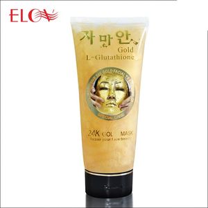 OEM Cosmetics Beauty Face Skin Care Moisturizing Golden Yellow Jelly Jey Mask Private Label 24K Gold Bio Collagen Facial Mask - Product Image 6