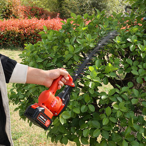 Máquina de setos portátil de doble hoja con batería de litio de 21V, recortadora de jardinería, máquina de setos para jardín doméstico - Product Image 4