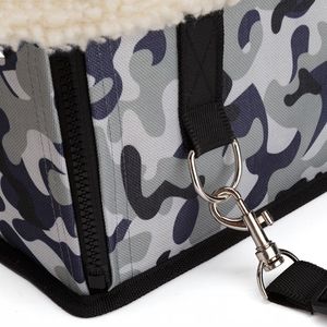 Burgeon Nest Dog Car Seat für kleine Dog Center Console Dog Booster Seat mit Metallrahmen Verbesserter Pet Car Seat mit Sicherheits gurten - Product Image 4