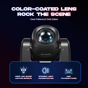 Lumière <span class=keywords><strong>de</strong></span> scène professionnelle à tête mobile LED 120W, faisceau lumineux, 8 motifs, 8 couleurs, DMX512, fête, mariage, concert, théâtre, <span class=keywords><strong>club</strong></span>, extérieur - Product Image 5