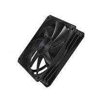 Ventilateur de boîtier PC Cougar F25 120 mm noir 9 pales, haut débit d'air, refroidissement silencieux pour châssis d'ordinateur, radiateur de bureau