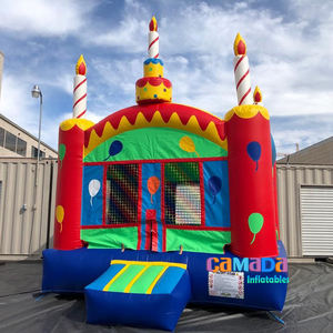 Maison rebondissante extérieure Maison gonflable commerciale Château gonflable d'<span class=keywords><strong>anniversaire</strong></span> pour enfants Location de fête d'<span class=keywords><strong>anniversaire</strong></span> - Product Image 5