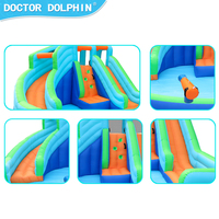 Vente en gros direct usine : Aire de jeux gonflable extérieure pour enfants avec toboggan aquatique et château de saut