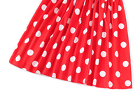 Gaun Pesta Ulang Tahun Putri Mini Mouse Motif Polkadot untuk Balita Perempuan AmzBarley