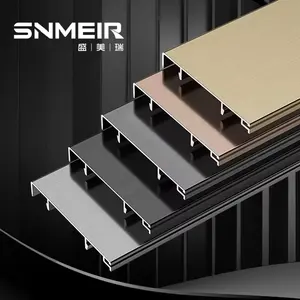 Senmry Modern Style Decoration Metal Flexible Skirting Line For Project Use