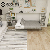 Meubles intelligents peu encombrants lit mural superposé lit escamotable horizontal mobilier de chambre à coucher pour chambre d'adolescents et d'enfants