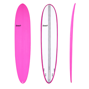 Tabla de Surf Longboard Negra de 9 pies, la Mejor Tabla de Surf de Poliuretano para Surfear LB-012 - Product Image 5