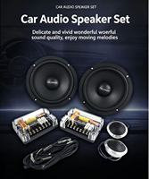 Kit d'enceintes de porte de voiture coaxiales 2 voies de 6,5 pouces pour système audio automobile