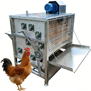 Poultry Quail Hair Feather Removal Machine Automatic High Productivity 220/380V 300-800bp/h Defeathering <strong>Chicken</strong> Scalder <strong>Plucker</strong> - Product Image 1