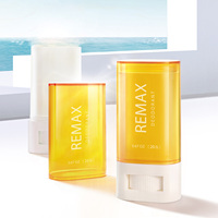 Stick vide pour crème solaire REMAX, stick vide pour déodorant, stick cosmétique en plastique de 20 g, stick pour déodorant, emballage pour baume à lèvres