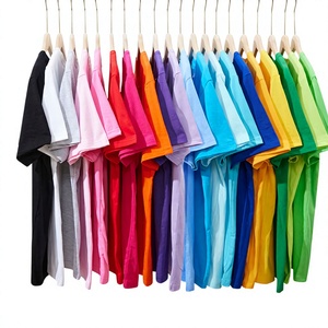 รับผลิตเสื้อยืดสีลูกกวาดแบบยูนิเซ็กซ์ สีพื้น พร้อมออกแบบโลโก้ตามสั่งจากโรงงาน ขายส่ง - Product Image 1