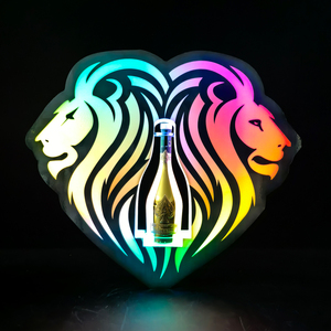 Logotipo personalizado Control recargable Bebidas Tinas LED Botella Demostrador Premium Led Botella Presentador - Product Image 4