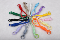 Shuomi Meilleure Vente Lanière en Maille de Nylon Corde Tressée Souple Fluorescente pour Étui de Téléphone, Cordon de Suspension, Porte-clés, Pendentif de Sac