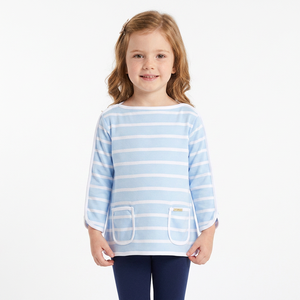 Glamoroux ODM Ropa para Niñas de Marcas Famosas Europeas con Estilo, Tejida a Rayas, Ecológica y Transpirable de Poliéster/Algodón - Product Image 1