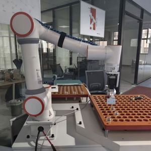 สำหรับอุตสาหกรรมขายส่ง หุ่นยนต์เชื่อม CNC ขัดเงา แขนหุ่นยนต์ 6 แกน ตัวควบคุมหุ่นยนต์ มอเตอร์ PLC รับน้ำหนักได้ 7 กก. IP54/IP65 หน้าจอ HMI 10.1 นิ้ว - Product Image 5